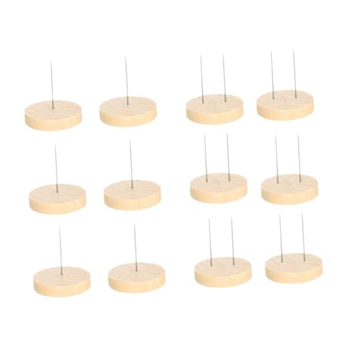 Colcolo 12pcs Häkelpuppe Stands Aktion Figur Steht für kreative Basis kreative praktische Dekoration tragbarer einfacher Puppeninhaber von Colcolo