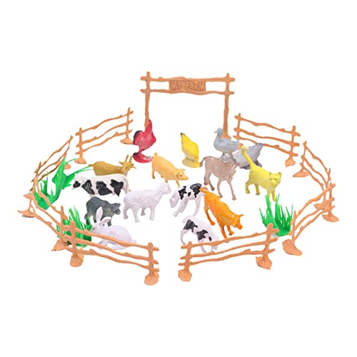 Colcolo 15 Stücke Farm Animals Modell Lernspielzeug für Layout Decor Colcolo 15 Stücke Farm Animals Modell Lernspielzeug für Layout Decor von Colcolo