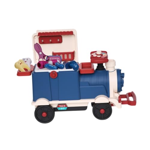 Colcolo 26-teiliges Ärzte-Trolley-Set, vorgetäuschte Station, Instrumente, Spielzeugautos, Kinder-Ärzte-Set für Kinder ab 3 Jahren von Colcolo