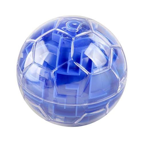 Colcolo 3D-Labyrinthball, Denkaufgabe, Partygeschenk, Herausforderungsspiele, Labyrinthspiel, Labyrinthspiel für Kinder im Alter von 3–8 Jahren, Teenager, Blau von Colcolo