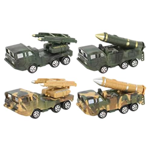 Colcolo 4 x 1/64 Miniatur-LKW-Modelle, Mini-Fahrzeug, Sammlung, Geschenk, Bildung, Spielzeug, Transport, Spielzeugauto-Modell für Kinder, Jungen, Kinder von Colcolo