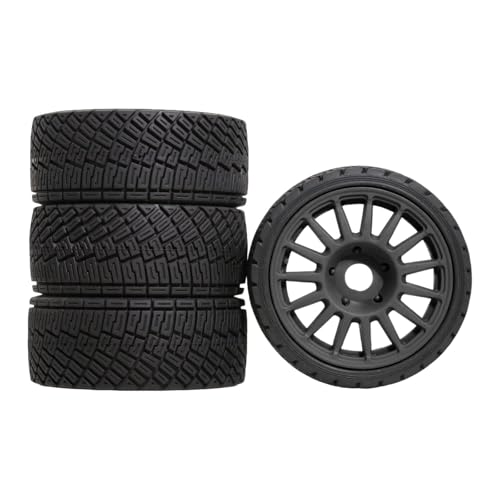Colcolo 4Pcs Räder Reifen Zubehör Ersatzteile Professionelle Einfache Installation Ersatz für 1/7 W233, Schwarzes Hex Colcolo 4Pcs Räder Reifen Zubehör Ersatzteile Professionelle Einfache Installation Ersatz für 1/7 W233, Schwarzes Hex von Colcolo