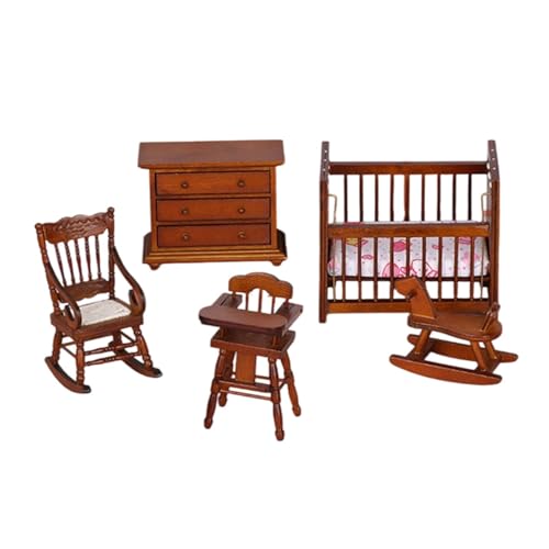 Colcolo 5x1:12 Puppenhaus-Möbelset, Kinderspielzeug, Simulation, Lebensszene, Requisiten, klassisches Hobbyhandwerk für Jungen und Mädchen ab 3 Jahren, Colcolo 5x1:12 Puppenhaus-Möbelset, Kinderspielzeug, Simulation, Lebensszene, Requisiten, klassisches Hobbyhandwerk für Jungen und Mädchen ab 3 Jahren, von Colcolo