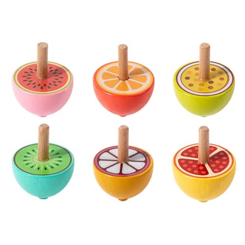 Colcolo 6 Stück -Gyroskop-Spielzeug, Lernspielzeug, Bunte Belohnungsspiele für Klassenzimmer, lustige Geburtstagsgeschenke, Partygeschenke für, Frucht Colcolo 6 Stück -Gyroskop-Spielzeug, Lernspielzeug, Bunte Belohnungsspiele für Klassenzimmer, lustige Geburtstagsgeschenke, Partygeschenke für, Frucht von Colcolo