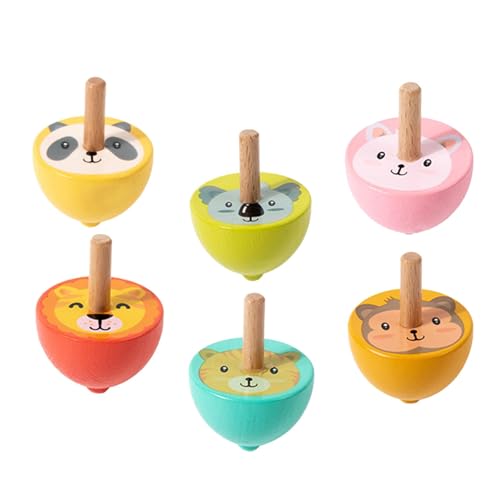 Colcolo 6 Stück -Gyroskop-Spielzeug, Lernspielzeug, Bunte Belohnungsspiele für Klassenzimmer, lustige Geburtstagsgeschenke, Partygeschenke für, Tier Colcolo 6 Stück -Gyroskop-Spielzeug, Lernspielzeug, Bunte Belohnungsspiele für Klassenzimmer, lustige Geburtstagsgeschenke, Partygeschenke für, Tier von Colcolo
