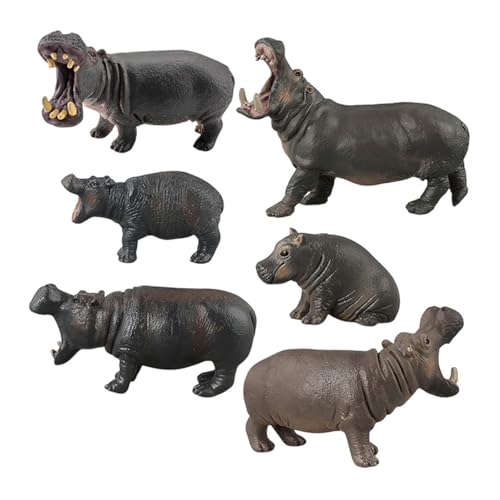 Colcolo 6X -Figuren, Tiere, Spielzeug, handbemaltes Spielzeug, realistisches, solides -Modell, Statue für Kinder im Vorschulalter, von Colcolo