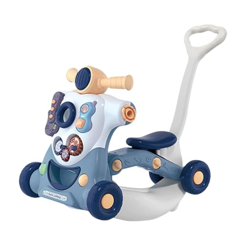 Colcolo Baby-Schiebe-Laufspielzeug, Lern- und Laufspielzeug, Aktivitätszentrum für Jungen und Mädchen, Kleinkinder, Blau von Colcolo