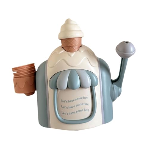 Colcolo Badeseifenblasen-Spielzeug aus Eisschaum, süßes Seifenblasen-Kuchen-Spielset für Kinder im Alter von 3–5 Jahren, Geburtstagsgeschenk, Blau von Colcolo