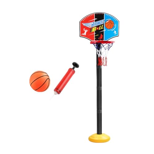 Colcolo Basketballkorb Outdoor-Spielzeug, Basketballspiel-Spielzeug, interaktiver tragbarer Kinder-Basketballkorb mit Ständer für drinnen und draußen von Colcolo