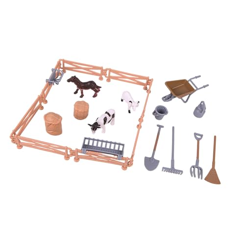 Colcolo Bauernhoftiere Figuren Mikrolandschaft Detaillierte Textur Lernspielzeug Scenery Keeper Fairy Garden Modellfiguren für, 22 Stück, Kein Fahrzeug. Colcolo Bauernhoftiere Figuren Mikrolandschaft Detaillierte Textur Lernspielzeug Scenery Keeper Fairy Garden Modellfiguren für, 22 Stück, Kein Fahrzeug. von Colcolo