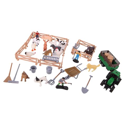 Colcolo Bauernhoftiere Figuren Mikrolandschaft Detaillierte Textur Lernspielzeug Scenery Keeper Fairy Garden Modellfiguren für, 42 StÜcke Colcolo Bauernhoftiere Figuren Mikrolandschaft Detaillierte Textur Lernspielzeug Scenery Keeper Fairy Garden Modellfiguren für, 42 StÜcke von Colcolo