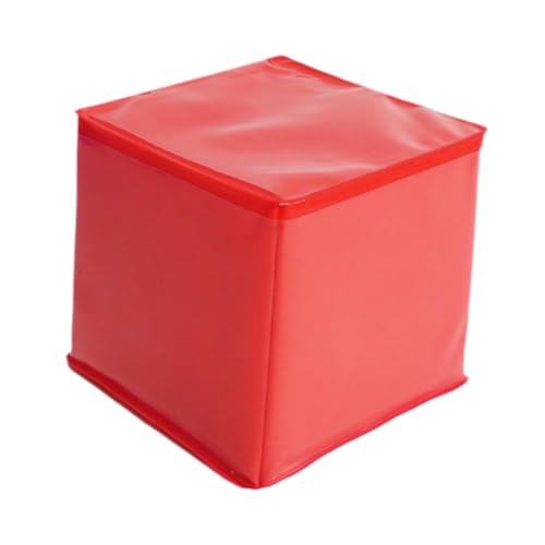 Colcolo Bildung Spiele Würfel Würfel Foam Cube kreativ einfach zu reinigen zu putzen. Das Geburtstagsgeschenk weich, Rot von Colcolo