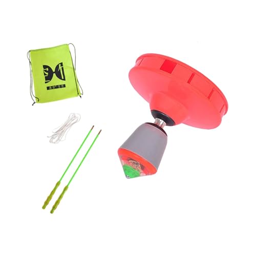 Colcolo Chinesisches Jonglierspielzeug, Diabolo-Spielzeug, tragbar, Durchmesser 13 cm, Fitness-Diabolo-Ballspielzeug, Jonglierspielzeug für den Park, Rot von Colcolo