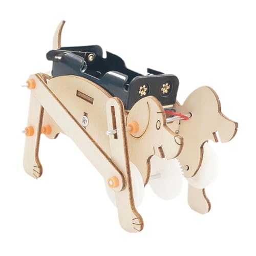 Colcolo DIY Mini Mechanisches Hundespielzeug Physikalische Experimentierkästen Lernspielzeug Mechanisches Hundemodell 3D Puzzle Spielzeug für Jungen Mädchen von Colcolo