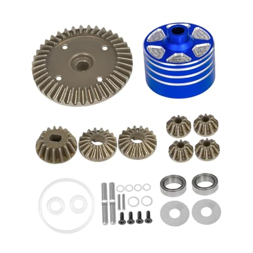 Colcolo Differentialgehäuse Set für RC Autos, Ersatzteile für 1/10 MB 01 TT 02 Serie, Blau von Colcolo