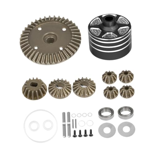 Colcolo Differentialgehäuse Set für RC Autos, Ersatzteile für 1/10 MB 01 TT 02 Serie, Schwarz von Colcolo