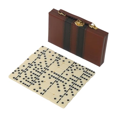 Colcolo Dominos Set Zahlen Tischspiel Reisspielzeug tragbare Klassische Fliesen Spiel Dominoes Brettspiel für Reisen Innenkampfflugzeuge Jungen Teenager von Colcolo