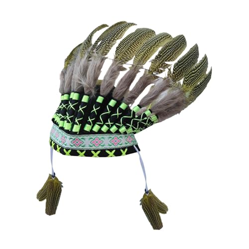 Colcolo Feder-Stirnband, Requisite, Basteln, Kopfschmuck für Tanz, Maskerade, Festival, Frauen, GrÜn Colcolo Feder-Stirnband, Requisite, Basteln, Kopfschmuck für Tanz, Maskerade, Festival, Frauen, GrÜn von Colcolo