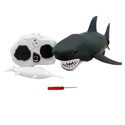Colcolo Fernbedienungen Hai Elektrisches realistisches Tierspielzeug Leuchtende Augen Krabbelspielzeug mit Licht für Büro Hof Strand Hinterhof Colcolo Fernbedienungen Hai Elektrisches realistisches Tierspielzeug Leuchtende Augen Krabbelspielzeug mit Licht für Büro Hof Strand Hinterhof von Colcolo