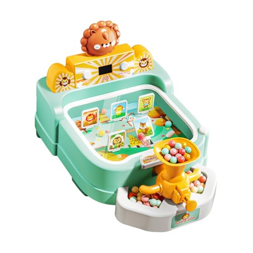 Colcolo Flipperautomat für Kinder, pädagogisches Brettspiel, Party-Geschenke, Murmelspielzeug für Kinder, Flipperspielzeug, Punktetabelle, Spiel für zu Hause, GrÜn von Colcolo