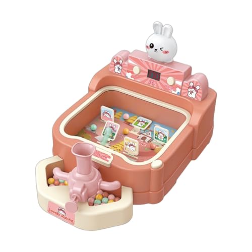 Colcolo Flipperautomat für Kinder, pädagogisches Brettspiel, Party-Geschenke, Murmelspielzeug für Kinder, Flipperspielzeug, Punktetabelle, Spiel für zu Hause, Rosa von Colcolo