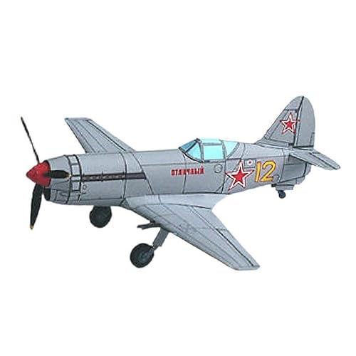 Colcolo Flugzeugmodellbausatz im Maßstab 1:50, DIY-Papiermodell, DIY-Modellflugzeugsimulation, mechanische Ornamente, 3D-Puzzle für Kinder, Kindergeschenke von Colcolo