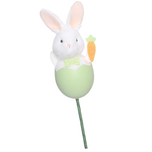 Colcolo Hase Plüsch Puppe Pick DIY Blumenstrauß Zubehör Urlaub Dekorationen Freund Geschenke handgemachte Handwerk entzückende Ostern Dekoration, GrÜn von Colcolo