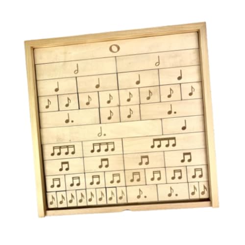 Colcolo Hölzernes Musiknoten Puzzle, Einzigartiges Entwicklungsspielzeug für Jungen, Mädchen, Kinder, Schule von Colcolo