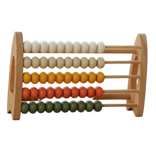 Colcolo Holz-Abakus für Kinder, Rechenständer, praktischer Rechenrahmen, Zählrahmen, Spielzeug, Spielzeug zum Spielen von Colcolo