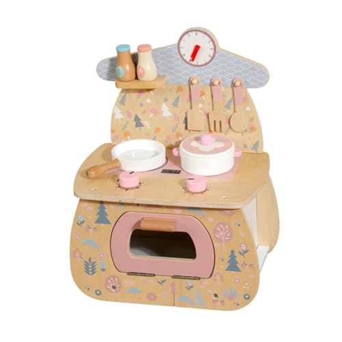 Colcolo Holz-Küchen-Spielset für Kinder, Holz-Kochgeschirr-Spielzeug, bunt, Mini für Kinder, so tun, als ob sie Kochen würden, Spielzeug-Set für das von Colcolo