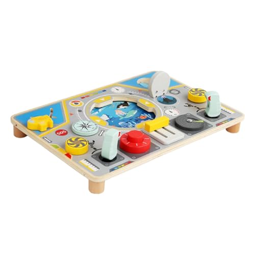 Colcolo Holz Spielzeug täuscht Spielen Spielzeug Reisespielzeug Early Learning Interactive Ventacity Board Activity Board für Aktivitäten. von Colcolo