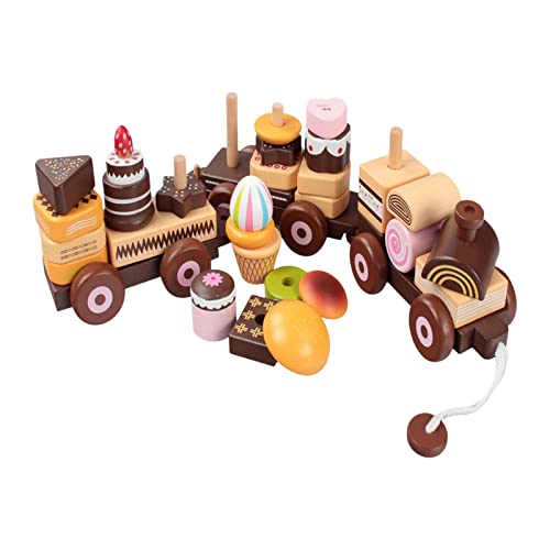 Colcolo Holzeisenbahn Kuchen Spielzeug Küche Spielset Pretend Play Lebensmittel Colcolo Holzeisenbahn Kuchen Spielzeug Küche Spielset Pretend Play Lebensmittel von Colcolo