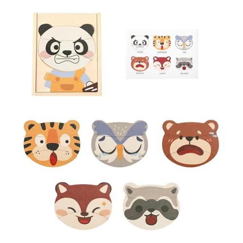 Colcolo Holzpuzzles für Kinder, zum Kombinieren, pädagogisch wertvoll, tragbares Geschenk, Tierpuzzles für Kinder und Kleinkinder ab 3 Jahren Colcolo Holzpuzzles für Kinder, zum Kombinieren, pädagogisch wertvoll, tragbares Geschenk, Tierpuzzles für Kinder und Kleinkinder ab 3 Jahren von Colcolo