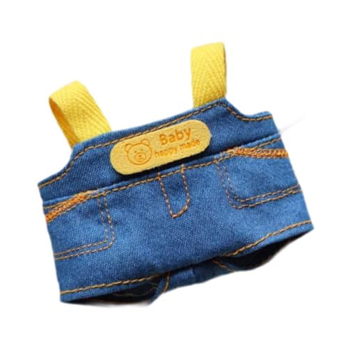 Colcolo Hosenträger-Overall-Strampler für Plüschpuppen, DIY-Foto-Requisiten, Flexibilität, Vorstellungskraft, Stellen Sie Ihr eigenes Puppen-Outfit für 15 cm, Baby von Colcolo