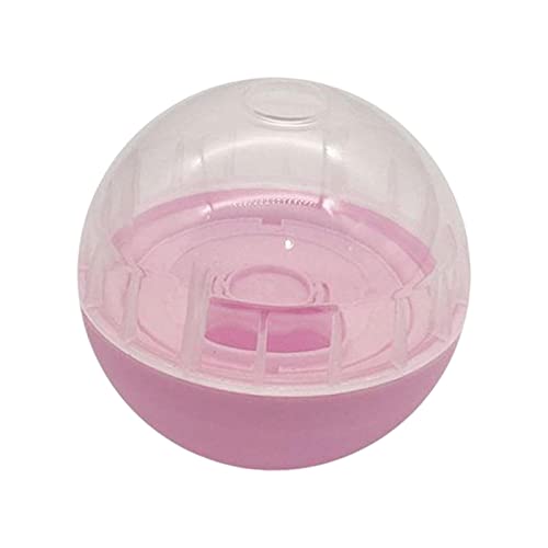 Colcolo Hundeleckerli-Ball Pet Slow Feeder Leaky Hundebereicherungsspielzeug Interaktives Hundekatzenspielzeug für kleine /, ROSA von Colcolo