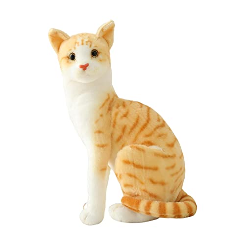 Colcolo Katzen-Plüschtier, Bequeme Puppe, süße Simulation, siamesische Katzen, für Freundin, Erwachsene, Kinder, Teenager, StilF Colcolo Katzen-Plüschtier, Bequeme Puppe, süße Simulation, siamesische Katzen, für Freundin, Erwachsene, Kinder, Teenager, StilF von Colcolo