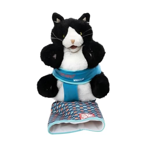 Colcolo Katzenhandpuppen, Katzen Wrestler Plüsch Cat Wrestle Toy, kreativ, für interaktives Spiel, leichtes, plüschiges Spielzeug gefülltes Tierspielzeug von Colcolo