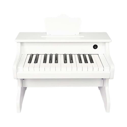 Colcolo Kids Piano Keyboard, Music Educational Instrument Toy, 25 Tasten elektronische Klavier für Kinder, für 3 4 5 6 7 8 Jahre alte Mädchen Jungen, Weiß von Colcolo