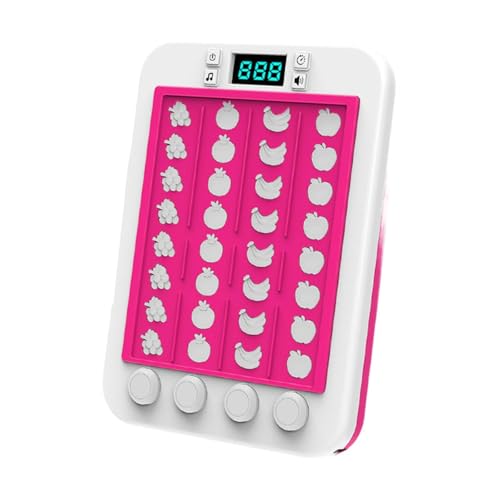 Colcolo Kinder-Rhythmus-Spiel-Fingerpressmaschine, Neuheit, praktische Fähigkeiten mit sechs Ebenen, Tanzspielmaschine, Zappelspielzeug für Kleinkinder, Rot Colcolo Kinder-Rhythmus-Spiel-Fingerpressmaschine, Neuheit, praktische Fähigkeiten mit sechs Ebenen, Tanzspielmaschine, Zappelspielzeug für Kleinkinder, Rot von Colcolo