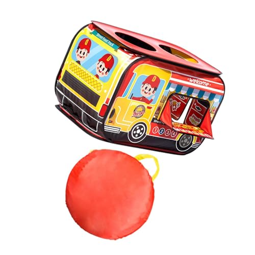 Colcolo Kinder Spielen Zelt Spielhaus Spielzeug Pretend Food Truck Spielzelt für Spielplatz Camping Garten Jungen Mädchen im Alter von 3–5 Jahren von Colcolo