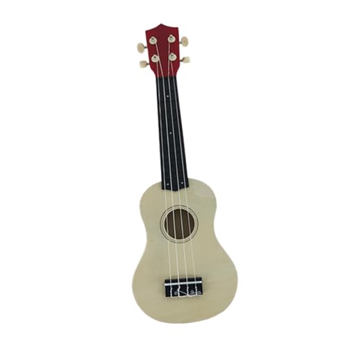 Colcolo Kinder-Ukulele, Gitarrenspielzeug, Musikinstrument, 21 Zoll, Vorschulisches Lernen, kleine Gitarre, Gitarre, Musikspielzeug für Kleinkinder , Beige von Colcolo