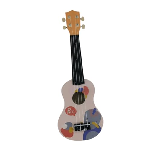 Colcolo Kinder-Ukulele, Gitarrenspielzeug, Musikinstrument, 21 Zoll, Vorschulisches Lernen, kleine Gitarre, Gitarre, Musikspielzeug für Kleinkinder , Rosa von Colcolo