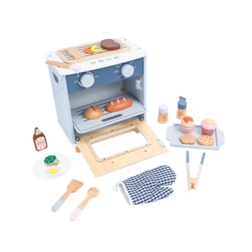 Colcolo Kinderspielzeug Rollenspielofen Spielset Realistisches Holzofenspielzeug für Kinder Und Kleinkinder von Colcolo