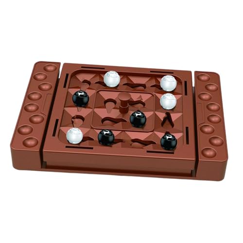 Colcolo Logisches Schachstrecken -Spiel Set Brettspiel Matching 4 in Folge Sequence Game Automatic Moving Track Brettspiel von Colcolo