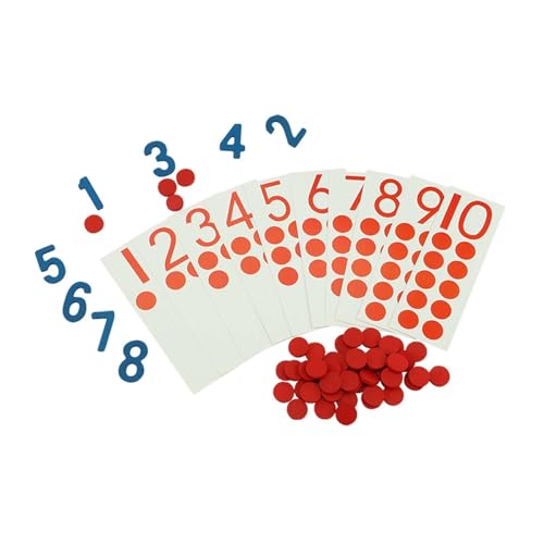 Colcolo Mathe-Lernkarten, Zählspielzeug, Zahlenerkennungswerkzeuge, Frühlernspielzeug, Lernspielzeug, Mathe-Spiele für Jungen, Mädchen, Colcolo Mathe-Lernkarten, Zählspielzeug, Zahlenerkennungswerkzeuge, Frühlernspielzeug, Lernspielzeug, Mathe-Spiele für Jungen, Mädchen, von Colcolo