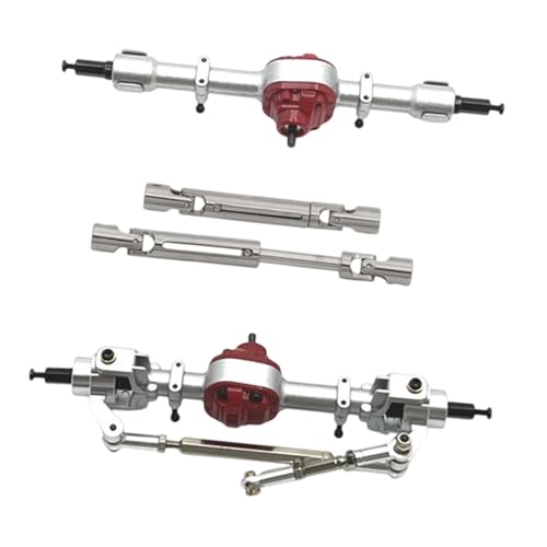 Colcolo Metall Vordere Hinterachsen Set Einstellbare Antriebswellen Ersatzteile DIY Modifizierte Robuste 1/12 RC Auto Upgrade Teile für MN82S LC79, Silber Colcolo Metall Vordere Hinterachsen Set Einstellbare Antriebswellen Ersatzteile DIY Modifizierte Robuste 1/12 RC Auto Upgrade Teile für MN82S LC79, Silber von Colcolo