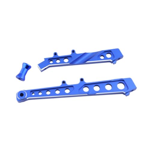 Colcolo Metall vorne und hinten Chassis-Klammer RC-Auto-Upgrades Zubehör vorne Heckstützrahmen für 1/7 unbegrenzt ARA109011, Blau von Colcolo