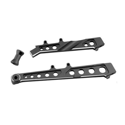 Colcolo Metall vorne und hinten Chassis-Klammer RC-Auto-Upgrades Zubehör vorne Heckstützrahmen für 1/7 unbegrenzt ARA109011, Schwarz von Colcolo