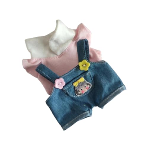 Colcolo Mini-Puppenkleidung, Plüschpuppen-Outfit, süße Kostüme, Anziehkleidung, Puppenhosen, Outfits, Puppenkleidung für Kinder, Anhängerpuppe, , Rosa von Colcolo