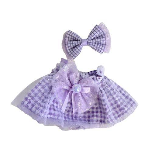 Colcolo Mini-Puppenkleidung für 7 Zoll, Puppenkleid, Kostüme, bequem, Mädchengeschenk, Puppenkleidung für Kinder, 20 cm große Puppe mit Anhänger von Colcolo